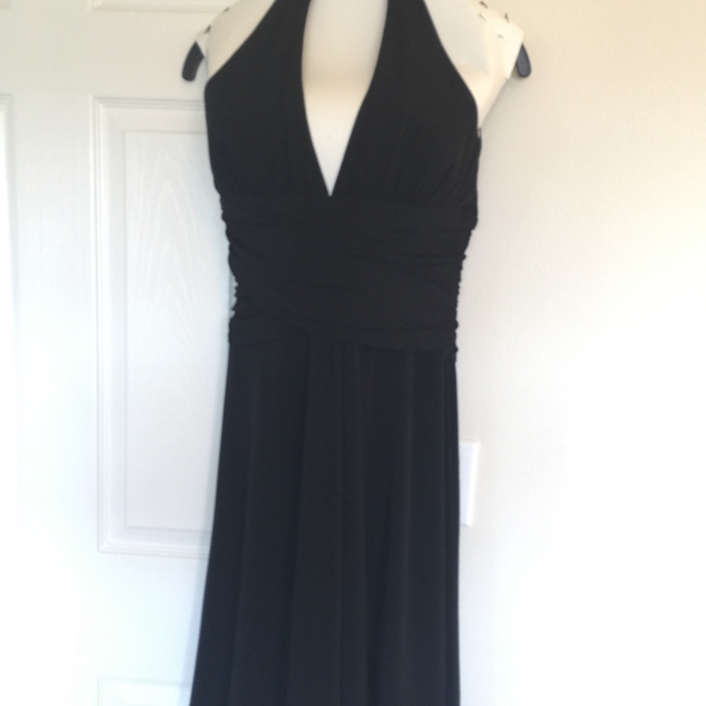 SALE!!! WHBM Black Halter Dress - Sz 8